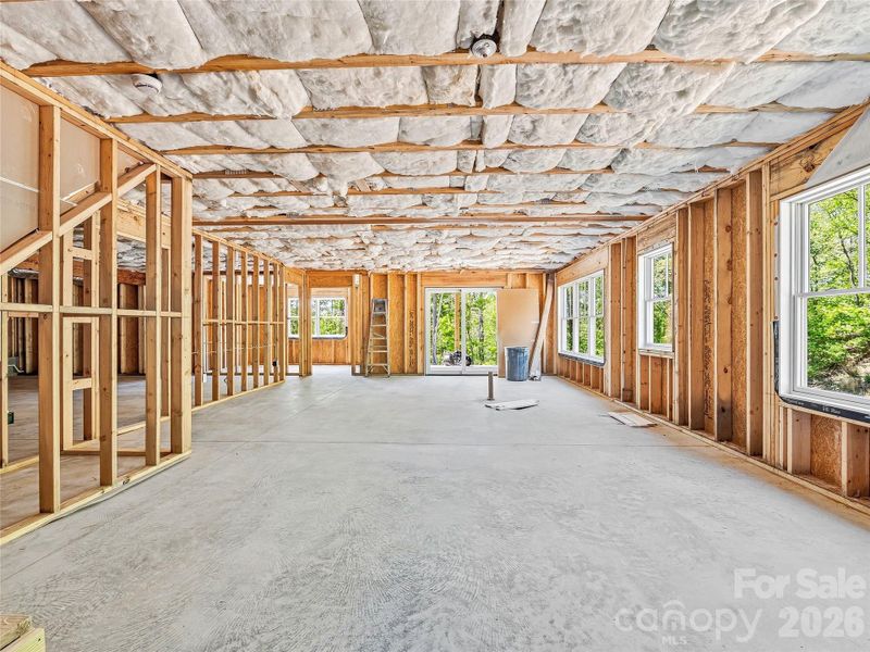 In-progress construction of a new home in , Asheville, NC (Image 16).