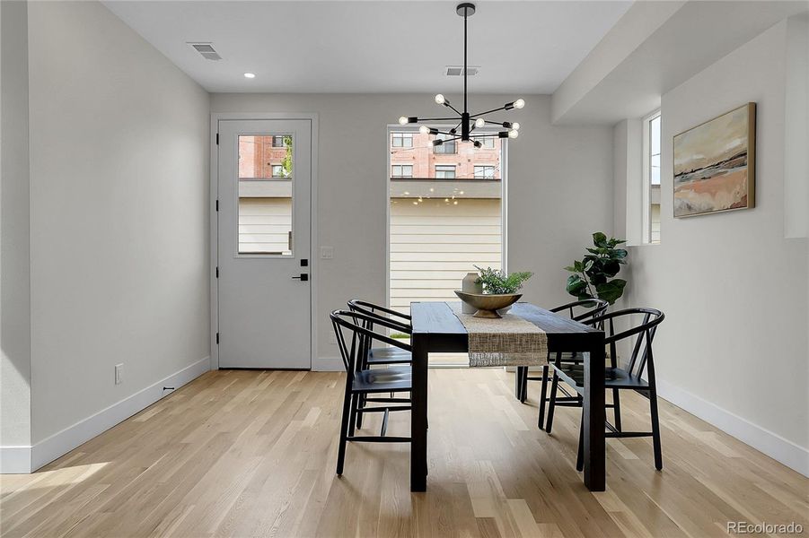 Furnished interior view inside a new home in , Denver (Image 11).