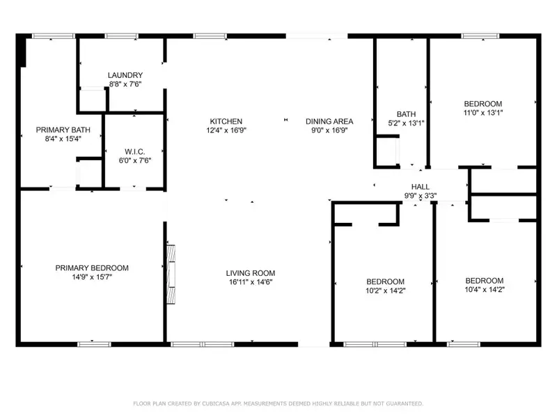 2D floor plan layout of this home in , Point Blank, TX (Image 3).