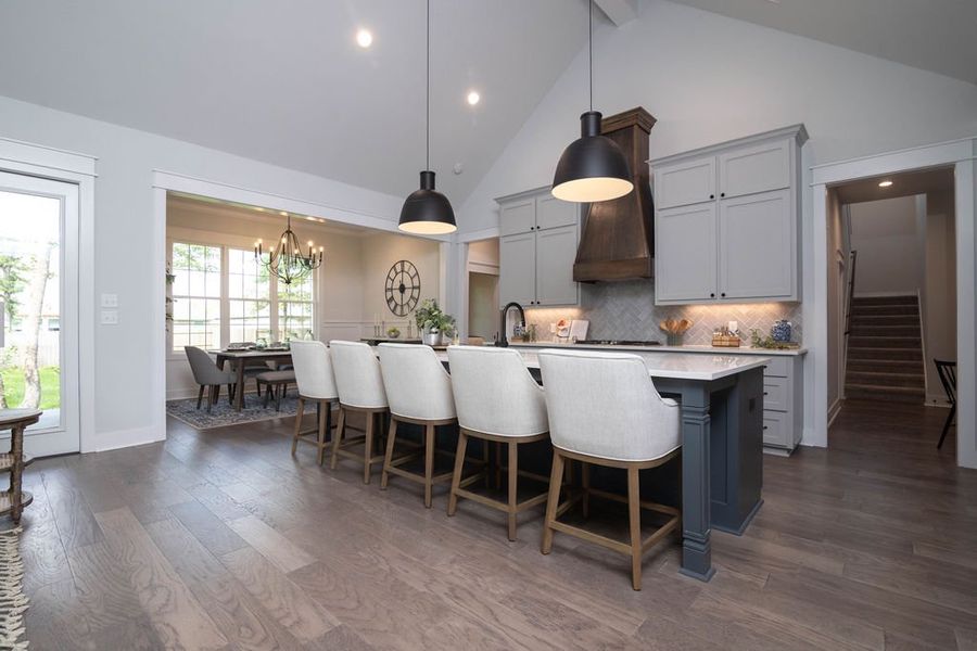 Representative furnished interior of a home built from the The Julia by Reece Homes in Pebble Creek, College Station (Image 6).