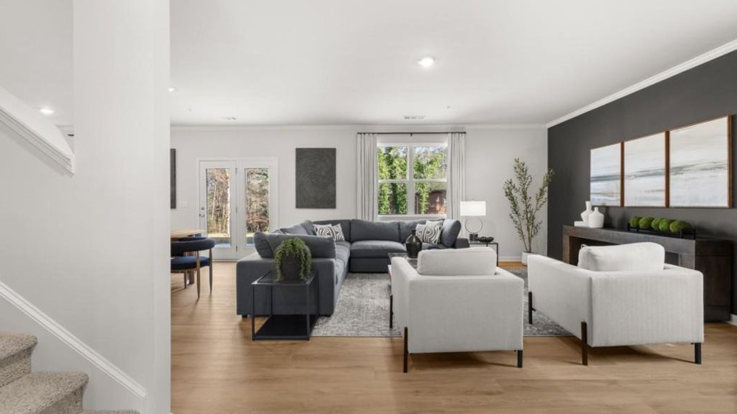 Furnished interior view inside a new home in Creekview, Atlanta (Image 23).