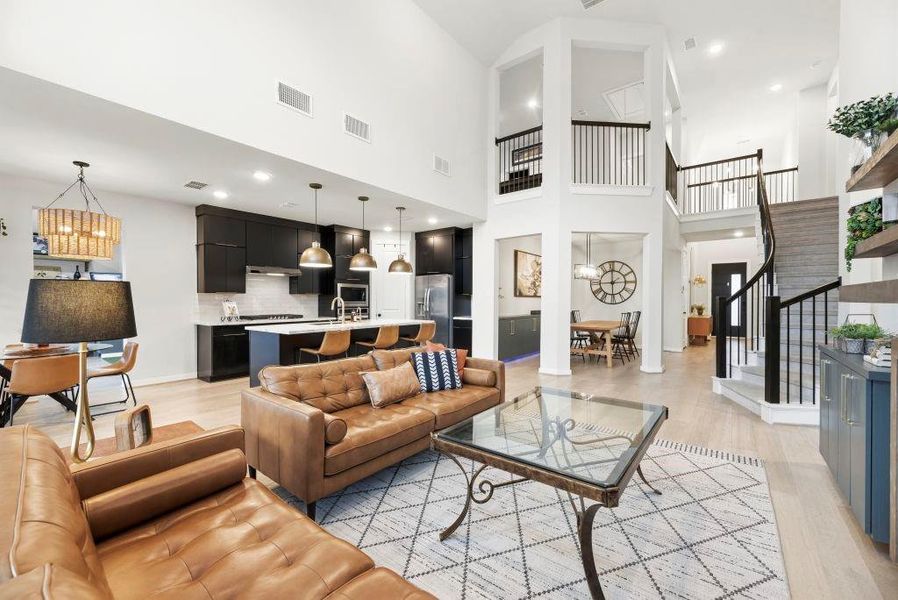 Furnished interior view inside a new home in Towne Lake 45', 50', 80', Cypress (Image 17). Furnished interior view inside a new home in Towne Lake 45', 50', 80', Cypress (Image 17).