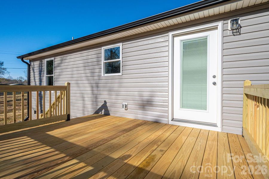 Exterior details and patio area of a home in , Lincolnton (Image 24).