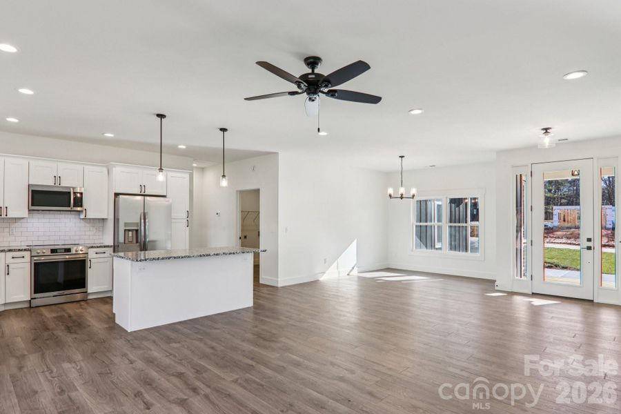 Furnished interior view inside a new home in , Hendersonville (Image 8).