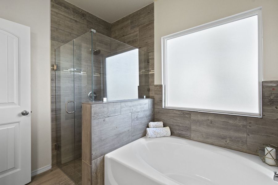 Representative furnished interior of a home built from the Meadow-1930SSC by Saratoga Homes in Paseo Del Este, El Paso (Image 17).