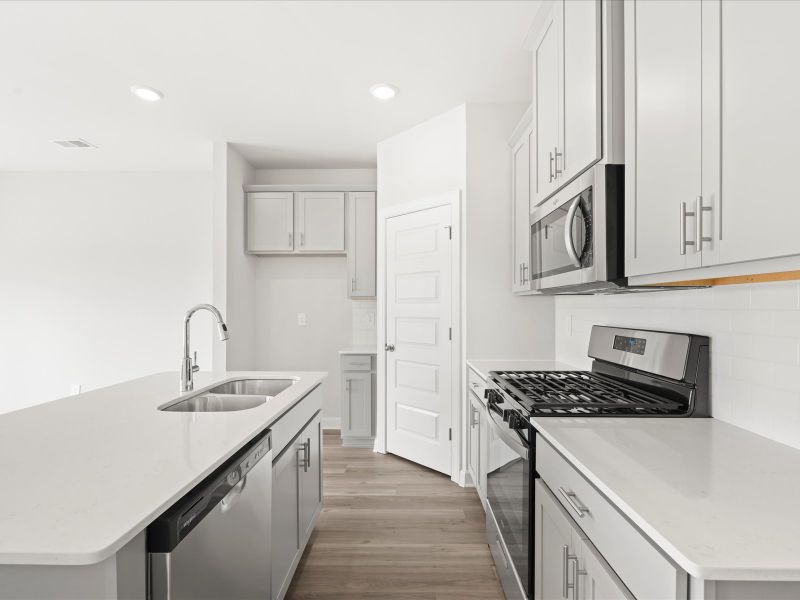 Furnished interior view inside a new home in Valentine Townes, Greer (Image 3).