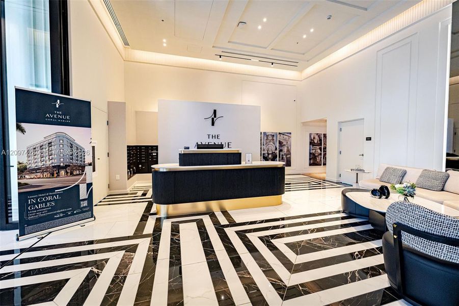 Furnished interior view inside a new home in , Coral Gables (Image 10).