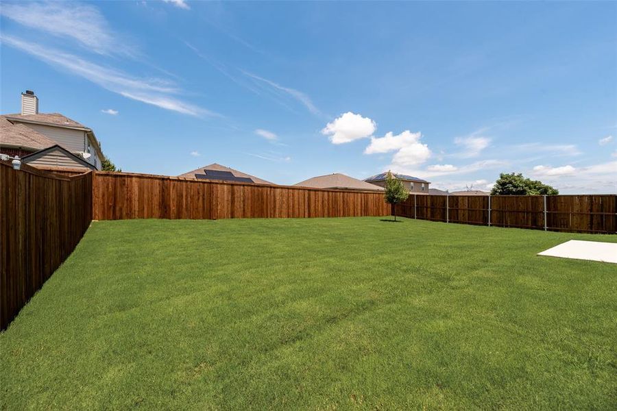 Front exterior of a new home in Creekside of Crowley, Crowley, TX, highlighting curb appeal (Image 20).