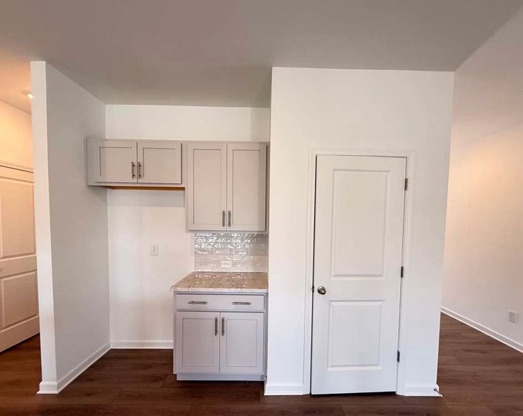 Kitchen featuring Milan Collection Finishes
