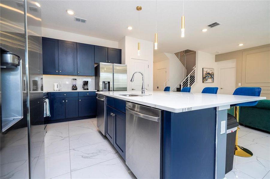 Furnished interior view inside a new home in , Kissimmee (Image 4). Furnished interior view inside a new home in , Kissimmee (Image 4).