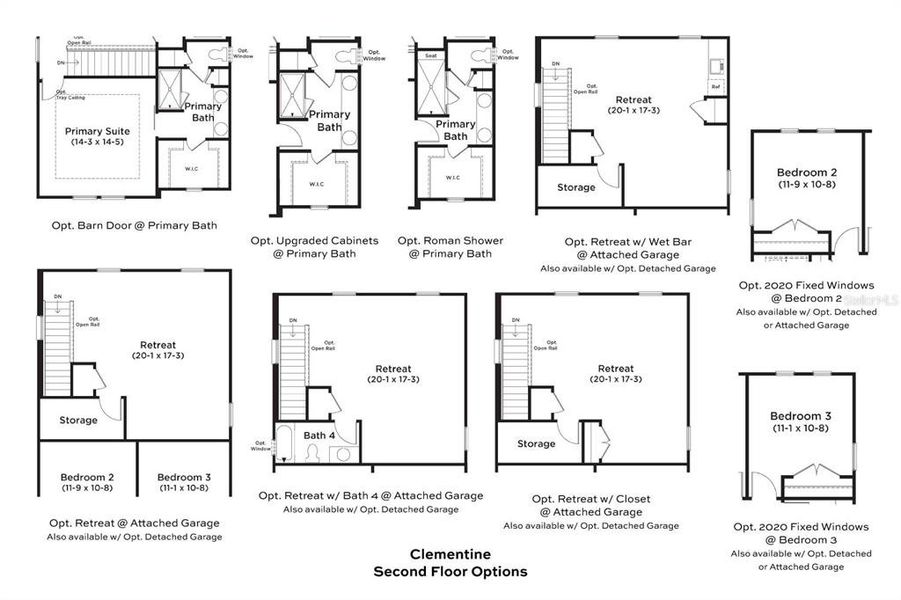 2D floor plan layout of this home in Trinity Place, St. Cloud, FL (Image 6). 2D floor plan layout of this home in Trinity Place, St. Cloud, FL (Image 6).