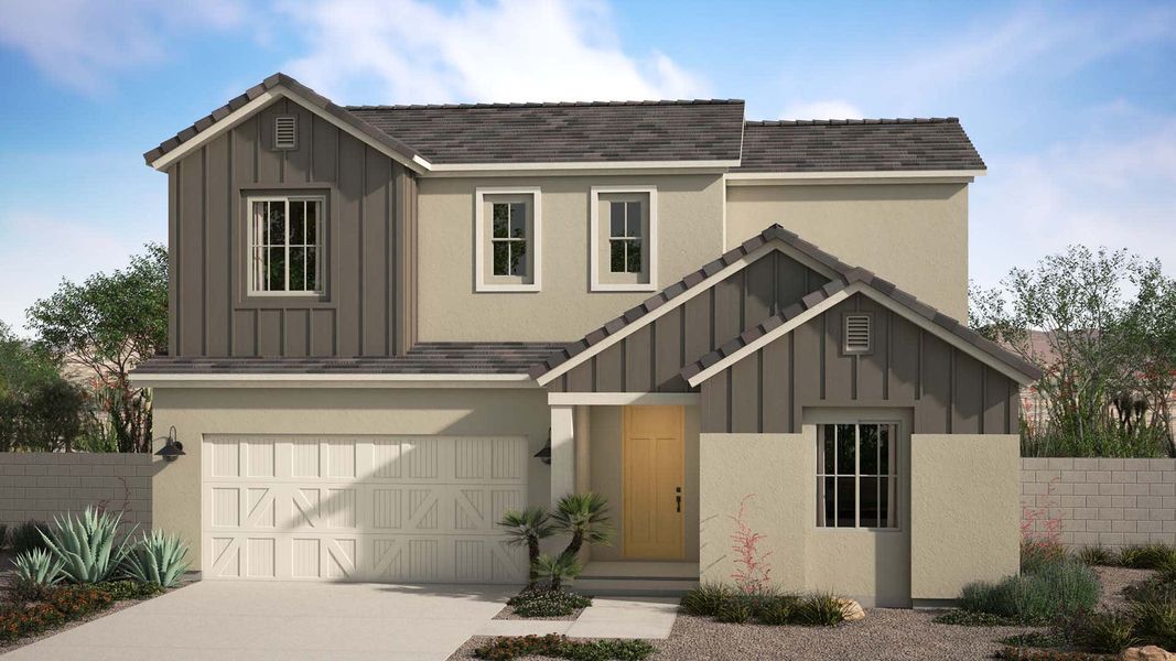 Farmhouse Elevation | Holden | Rev at Eastmark | Mesa, AZ | Landsea Homes