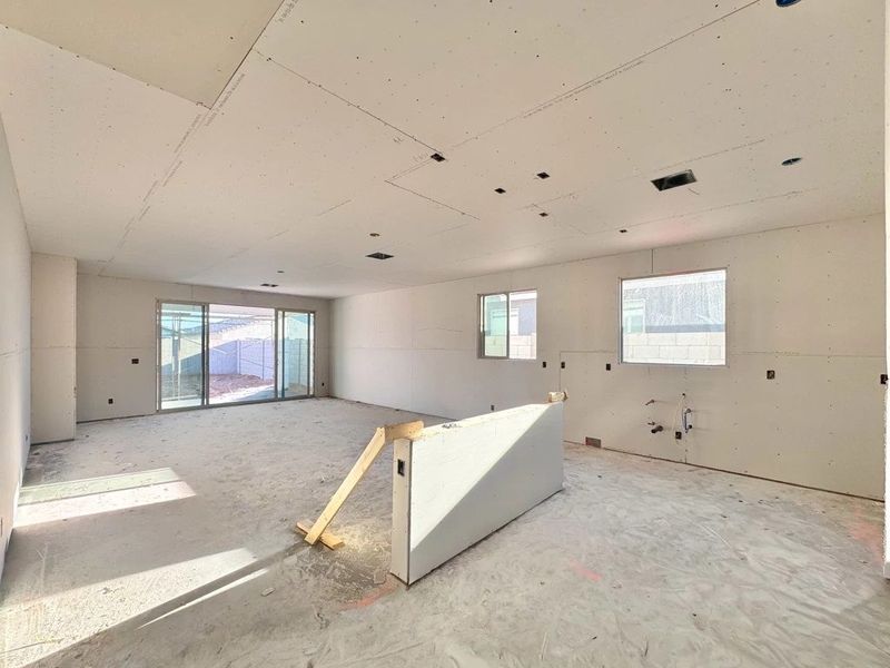 Kitchen and great room