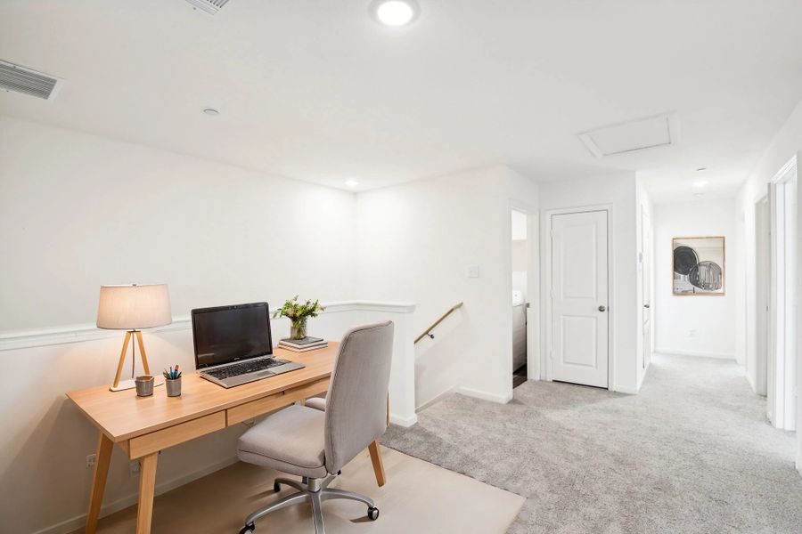 Representative furnished interior of a home built from the Glory by Starlight Homes in Broadmoor Village, Cedar Hill (Image 4).