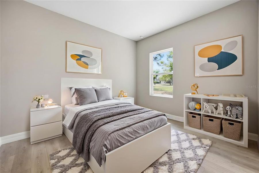 Furnished interior view inside a new home in , Inverness (Image 7).