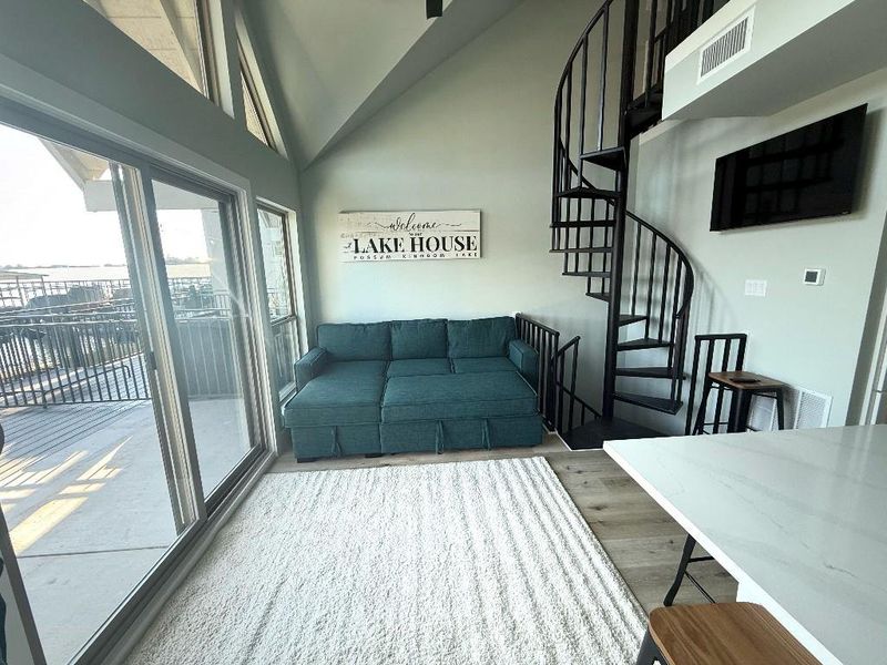 Furnished interior view inside a new home in , Strawn (Image 3).
