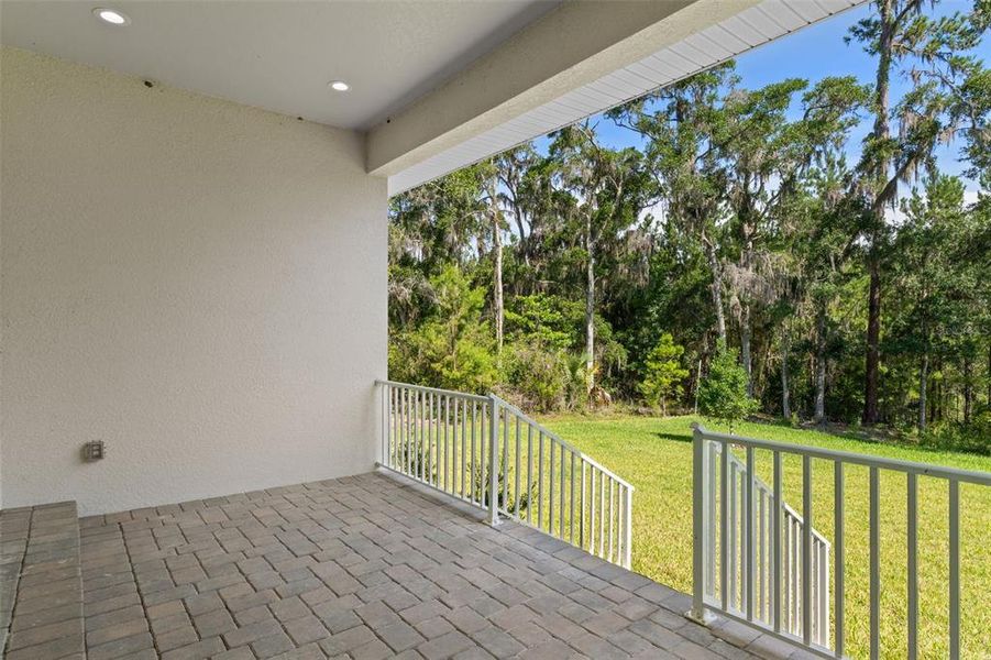 Exterior details and patio area of a home in Southern Hills Plantation, Brooksville (Image 3).