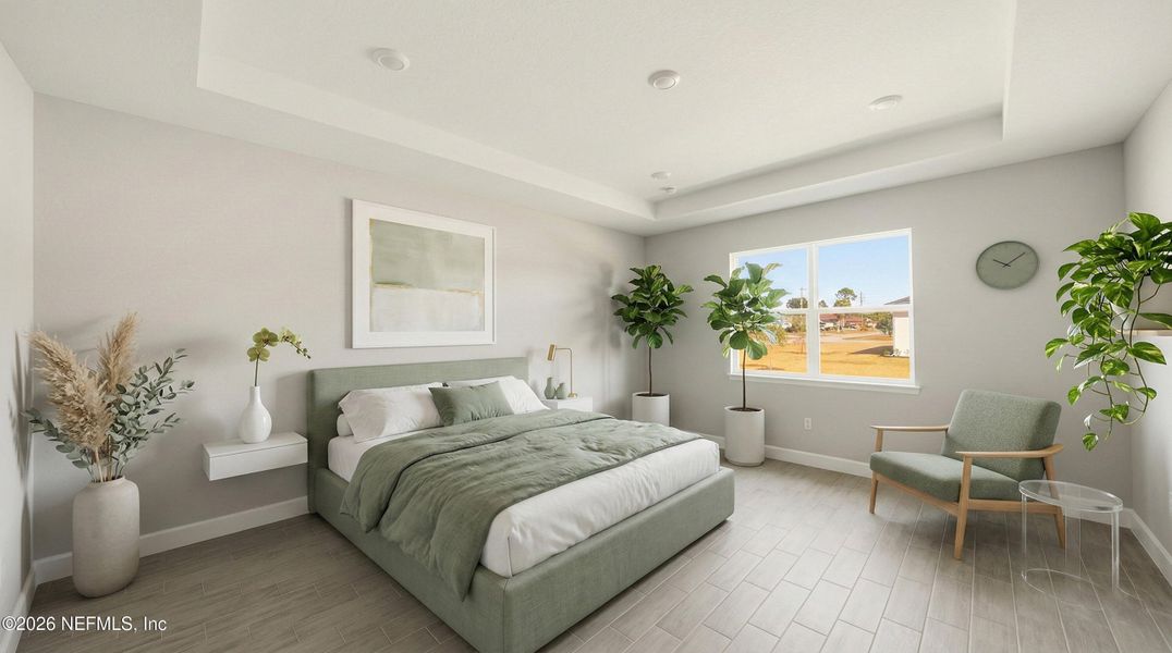 Furnished interior view inside a new home in , Palm Coast (Image 30).