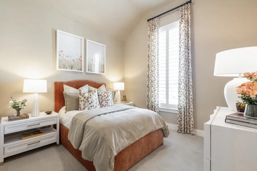 Representative Secondary Bedroom - some options shown