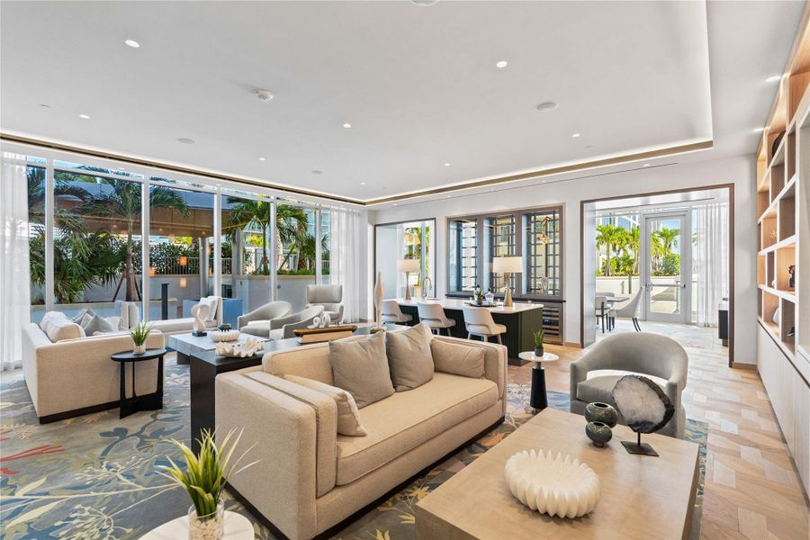 Furnished interior view inside a new home in , Fort Lauderdale (Image 15).