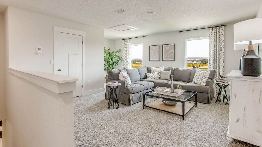 Furnished interior view inside a new home in Hodges Bayou Plantation, Panama City (Image 27).