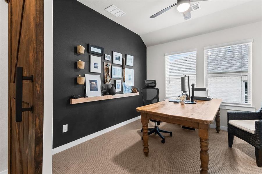 Furnished interior view inside a new home in Trinity Falls, McKinney (Image 16).