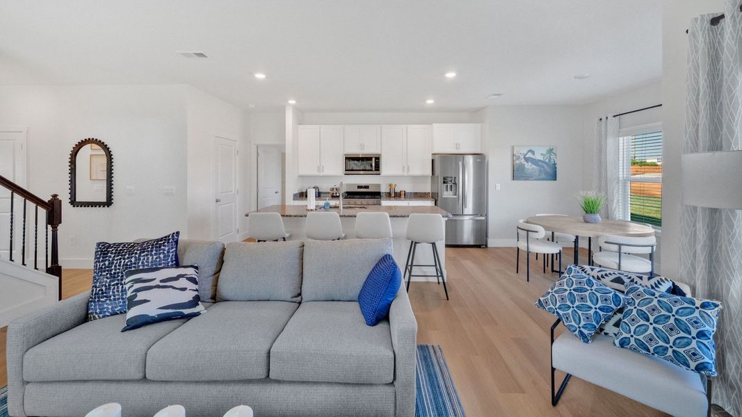 Furnished interior view inside a new home in Fieldcrest Acres, Blountville (Image 9).