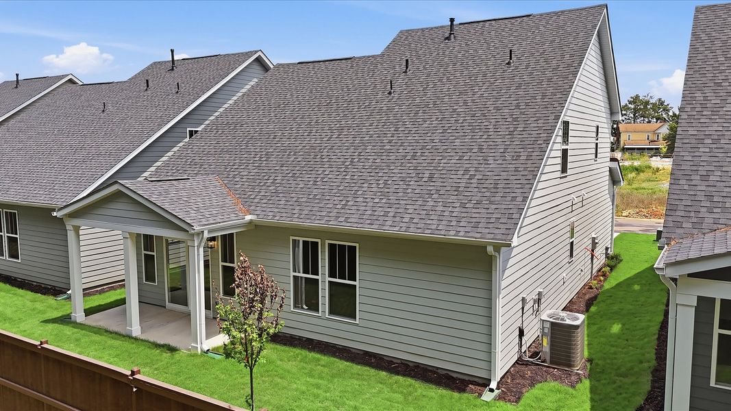Enjoy the best of indoor and outdoor living with a covered rear porch Enjoy the best of indoor and outdoor living with a covered rear porch