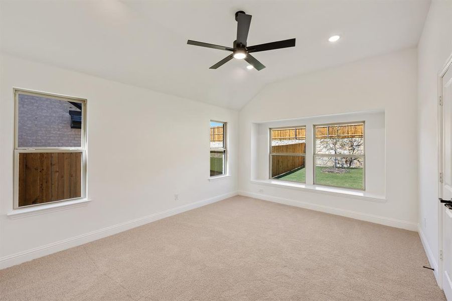 Spacious, unfurnished interior of a new home in Willow Wood Classic 50, McKinney (Image 32).