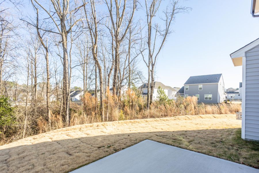 Exterior details and patio area of a home in Daniel Farms, Benson (Image 4). Exterior details and patio area of a home in Daniel Farms, Benson (Image 4).