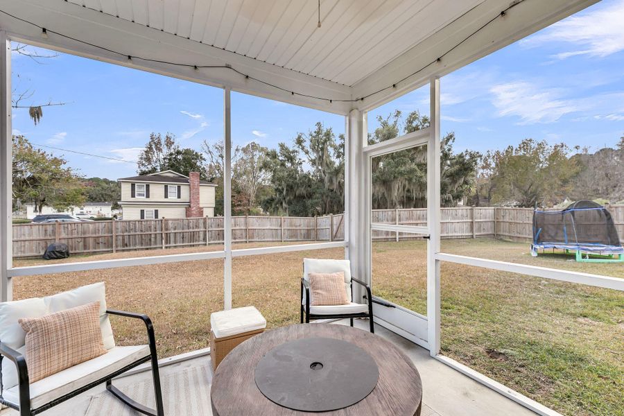 Exterior details and patio area of a home in Cordgrass Landing, Johns Island (Image 23).