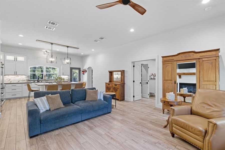 Furnished interior view inside a new home in , Alvord (Image 14).