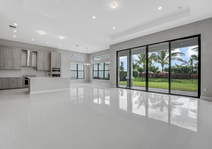 Furnished interior view inside a new home in Apex at Avenir, Palm Beach Gardens (Image 29). Furnished interior view inside a new home in Apex at Avenir, Palm Beach Gardens (Image 29).