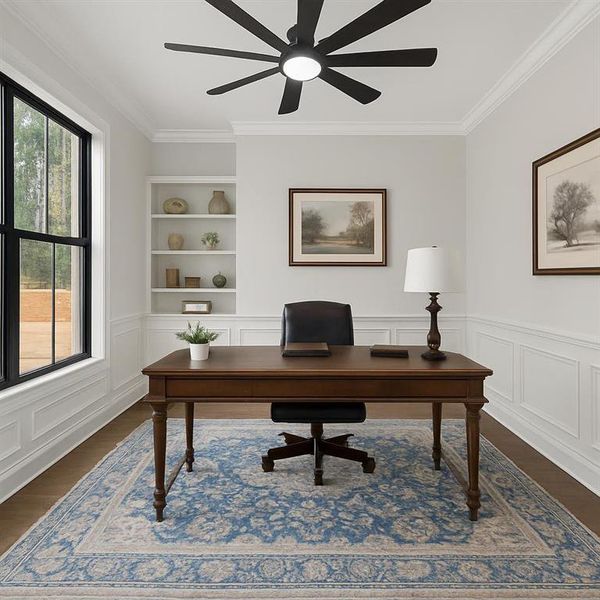 Furnished interior view inside a new home in , Chattahoochee Hills (Image 5).