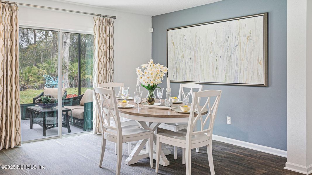 Furnished interior in a model home at Palm Coast Homesites in Palm Coast (Image 8).