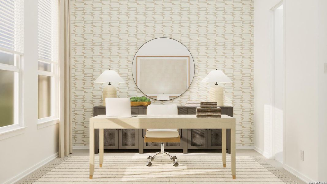 Furnished interior view inside a new home in Northlake, San Antonio (Image 14).