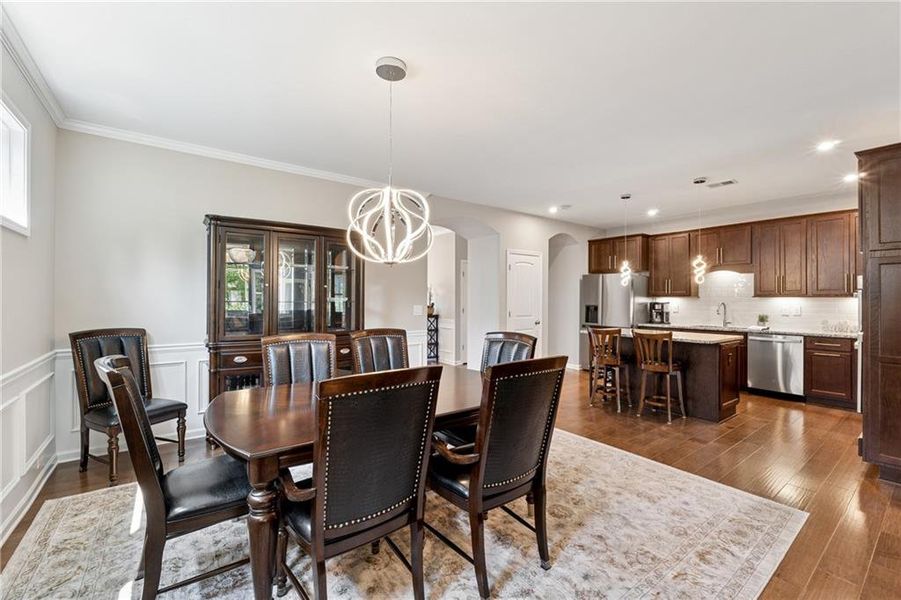 Furnished interior view inside a new home in Poplar Place, Dallas (Image 18).