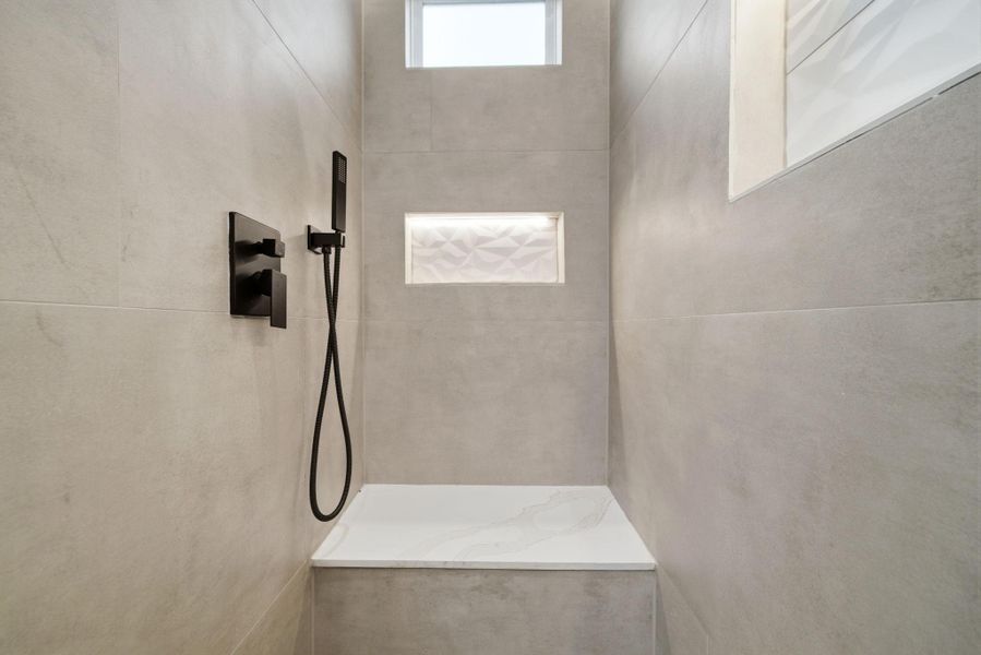 Close-up of interior finishes inside a home in , Houston (Image 21).