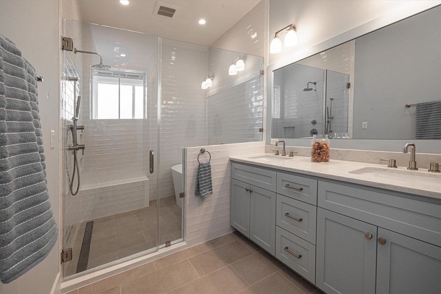 Furnished interior view inside a new home in , Galveston (Image 6). Furnished interior view inside a new home in , Galveston (Image 6).