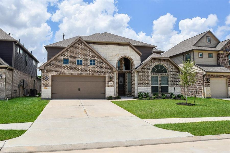 Double wide driveway.