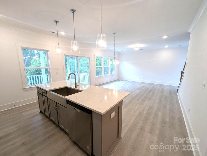 Furnished interior view inside a new home in Edgewater - The Cottages, Lancaster (Image 4). Furnished interior view inside a new home in Edgewater - The Cottages, Lancaster (Image 4).