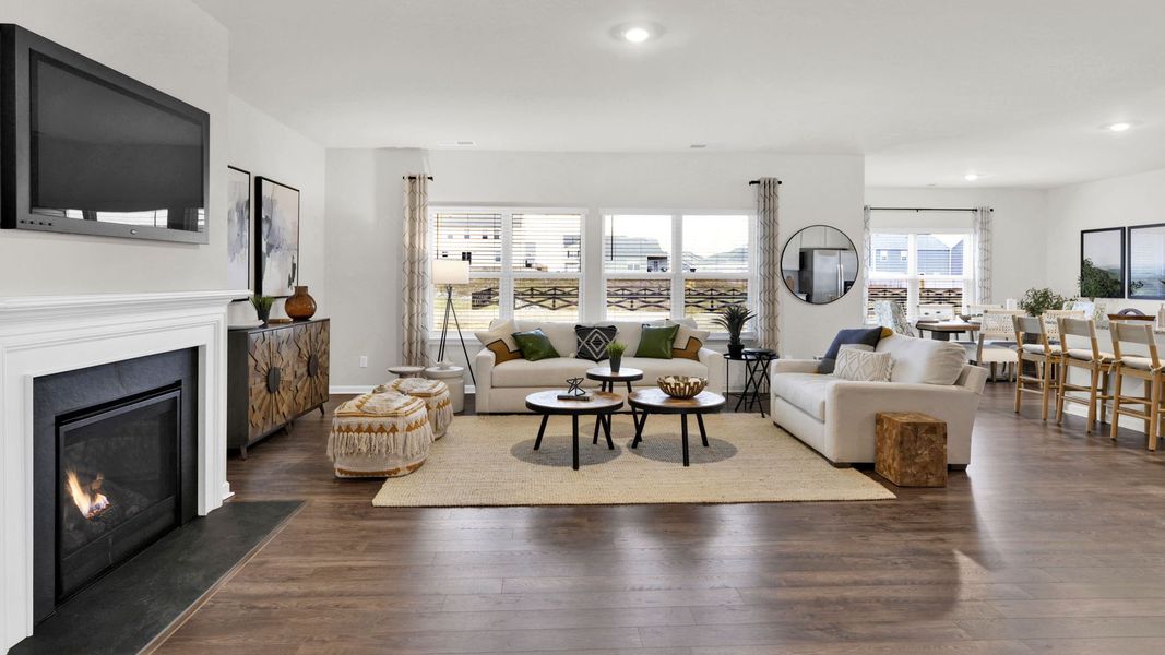 Furnished interior view inside a new home in Johnson Farms, Greeneville (Image 10).