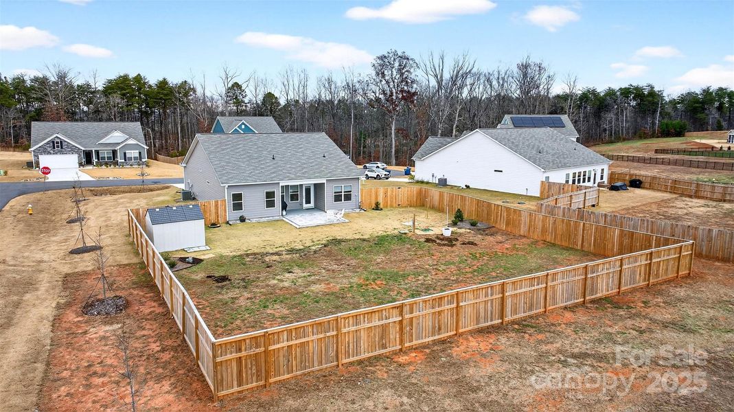 Exterior details and patio area of a home in Saddlebrook, Sherrills Ford (Image 4).