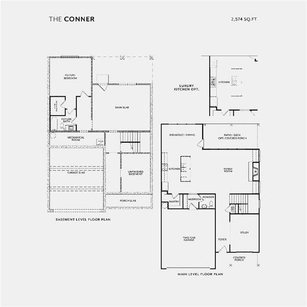 2D floor plan layout of this home in , Buford, GA (Image 4).