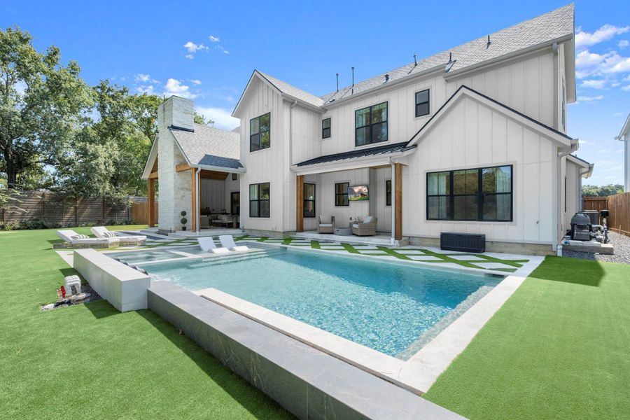 Exterior details and patio area of a home in , Tomball (Image 24).
