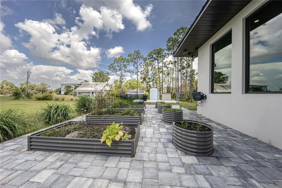 Exterior details and patio area of a home in , Venice (Image 29). Exterior details and patio area of a home in , Venice (Image 29).