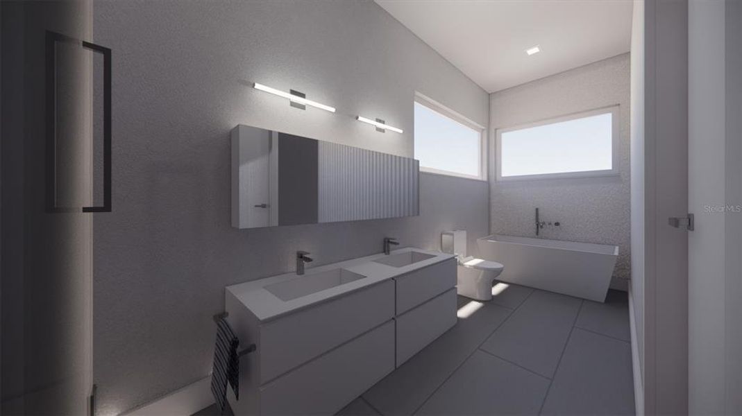 Furnished interior view inside a new home in , Longboat Key (Image 19). Furnished interior view inside a new home in , Longboat Key (Image 19).