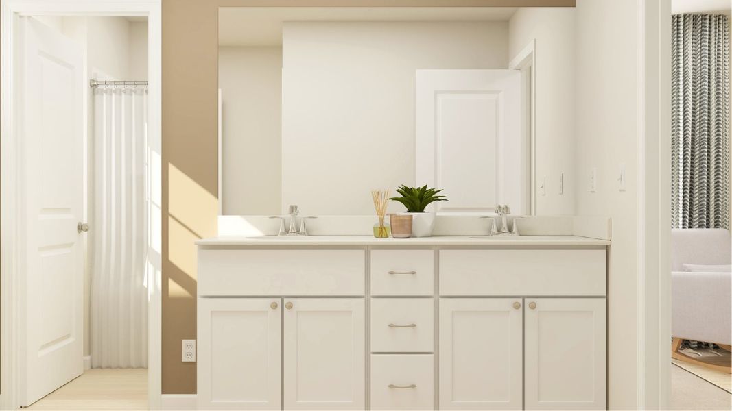 Representative furnished interior of a home built from the Elm by Lennar in Elizabeth: Arbor, Fort Mill (Image 32).