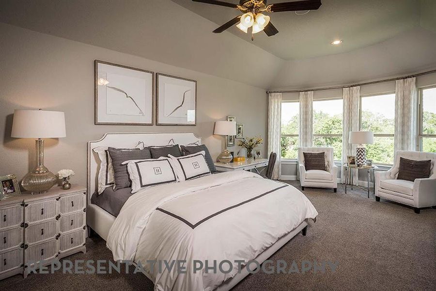 Furnished interior view inside a new home in Sandbrock Ranch, Aubrey (Image 12).