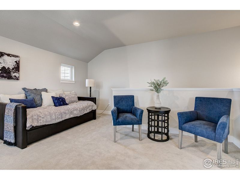 Furnished interior view inside a new home in The Lakes at Centerra - The Shores, Loveland (Image 19).